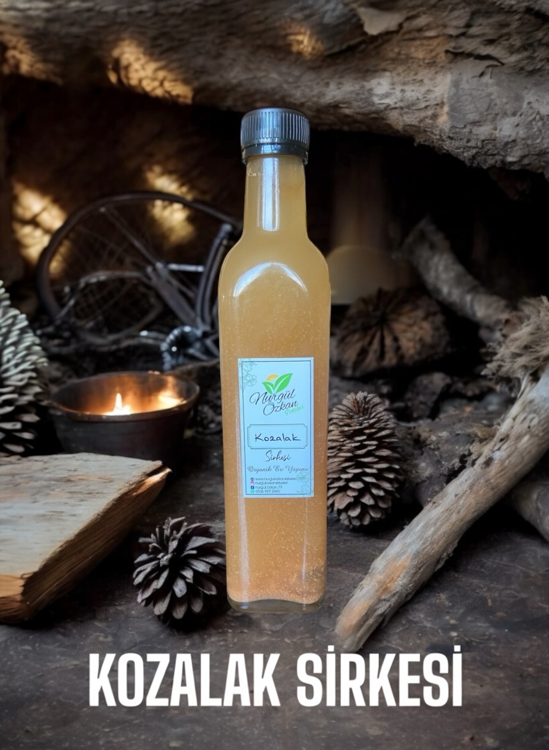 Kozalak Sirkesi 500 ML