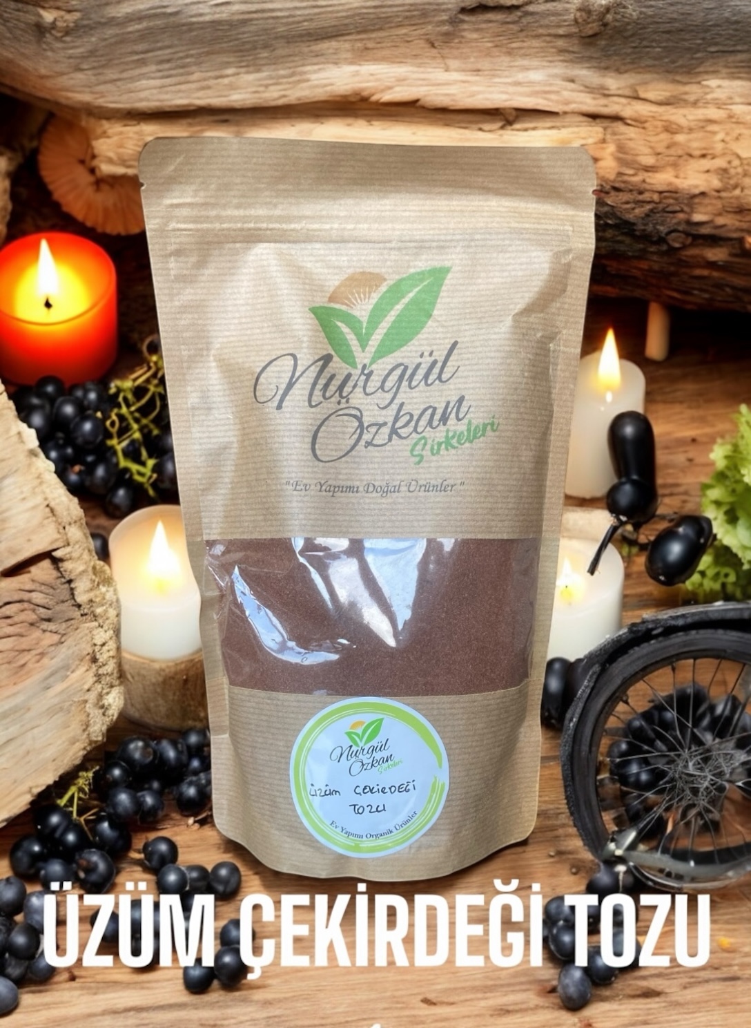 Üzüm Çekirdeği Tozu 500 Gr