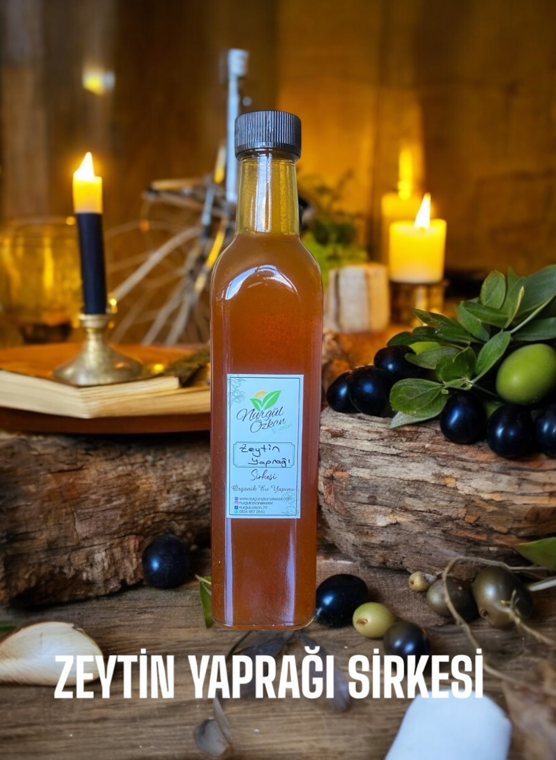 Zeytin Yaprağı Sirkesi 500 ML